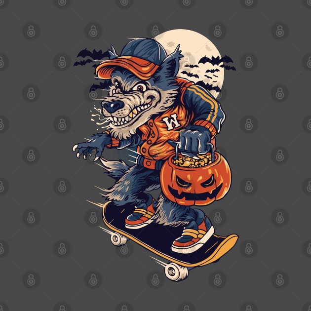 Werewolf Skater by cocorf