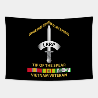 Badge - LRRP - Tip of the Spear - Vietnam Vet w SVC Tapestry