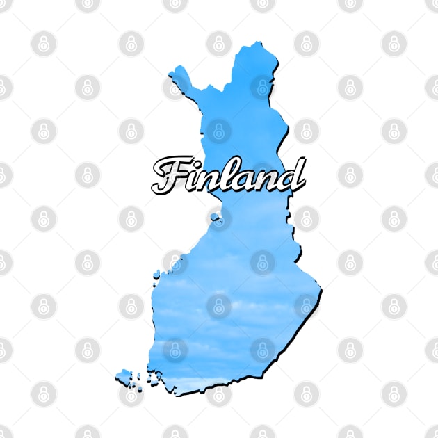 The map of Finland by Purrfect