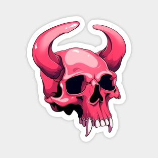 Demon Skull Magnet