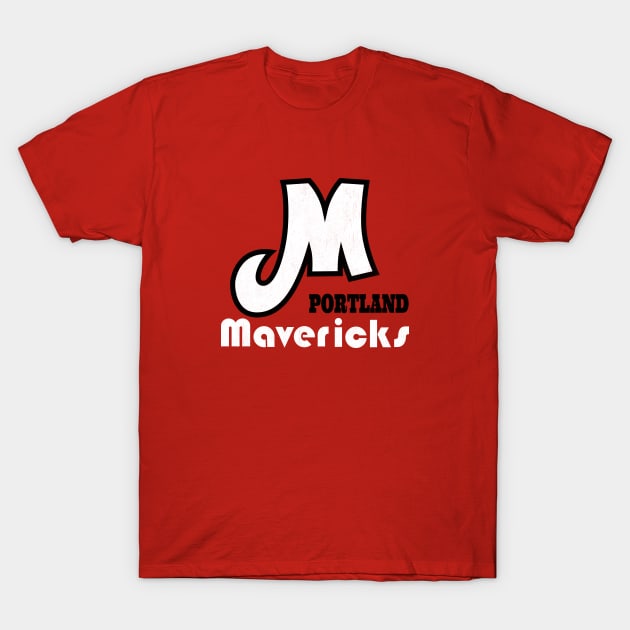 Defunct Portland Mavericks Baseball T-Shirt