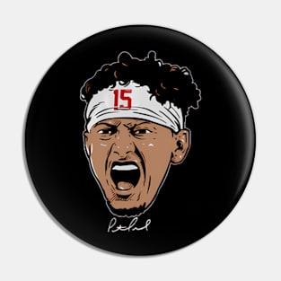 Patrick Mahomes Swag Head Pin