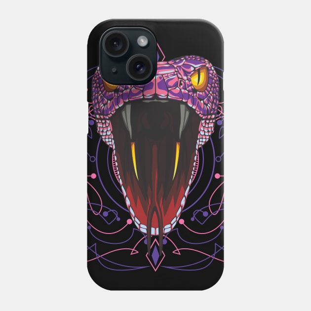 angry snake Phone Case by SHINIGAMII