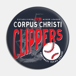 Corpus Christi Clippers Pin