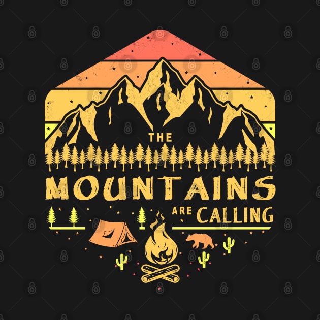 THE MOUNTAINS ARE CALLING by canzyartstudio