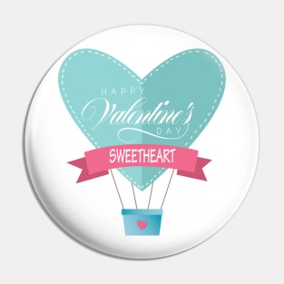 Happy Valentine's Day Pin