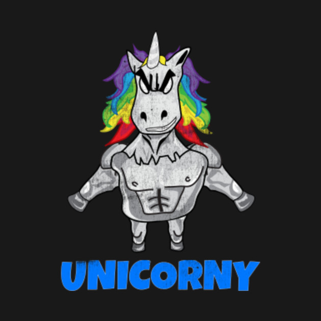 Buff Unicorny Unicorn Humor Graphic Tee - Unicorny - T ...