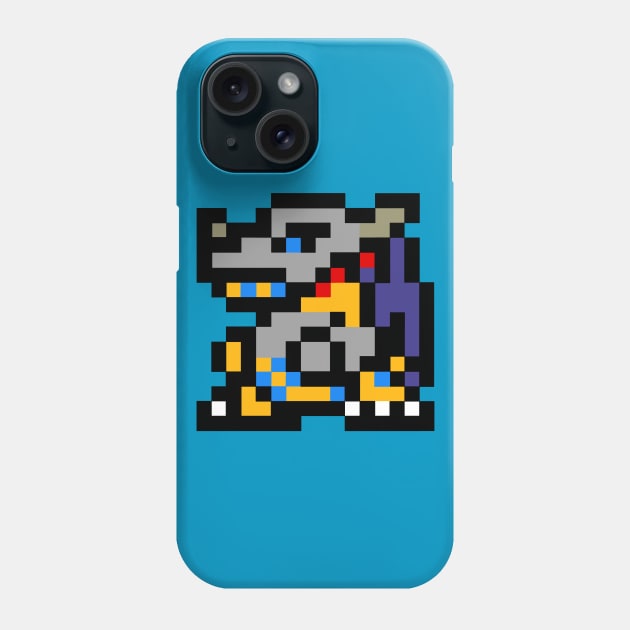 Digivive 8BIT Metalgreymon (colour) Phone Case by MEArtworks