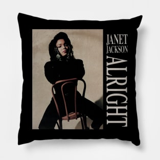 Janet /// 80s Aesthetic Retro Fan Design Pillow