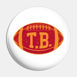 TB Retro Football - White Pin