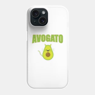 Funny Avagato for Avocado and Cat Lovers Phone Case