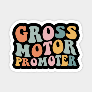 Gross Motor Promoter Retro Doctor Physical Therapist Pediatric PT Therapist Assistant PTA Magnet
