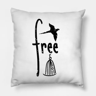 freedom bird Pillow