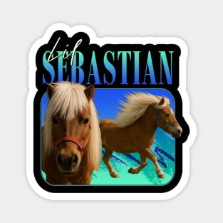 Retro Sunset Series  - Lil' Sebastian: Hooves of Legend Magnet