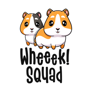 Wheek Squad Guinea Pig Shirts For Kids Boys Furry Potato T-Shirt