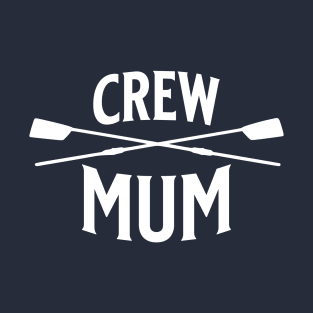 Crew Rowing Mum Sculling Vintage Crossed Oars T-Shirt