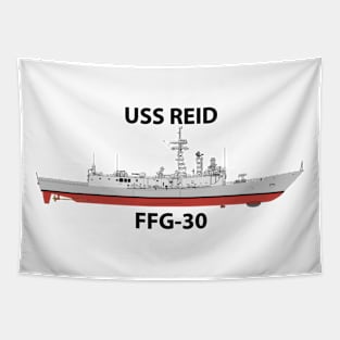 USS REID - FFG-30 - OH PERRY Tapestry