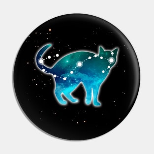 Scorpio Zodiac Sign Astrology Constellation Cat Lover Pet T-Shirt Pin