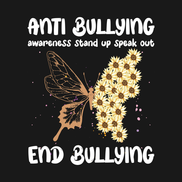 Anti Bullying Stand Up Speak Out End Bullying and Unite for Unity Day by printalpha-art