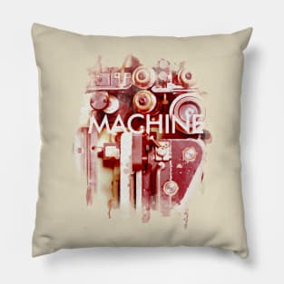 Red Machine Pillow