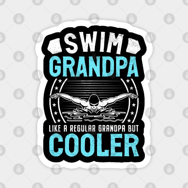 Swim Grandpa - Classic Stars & Stripes Edition Magnet by Otaku Vibes