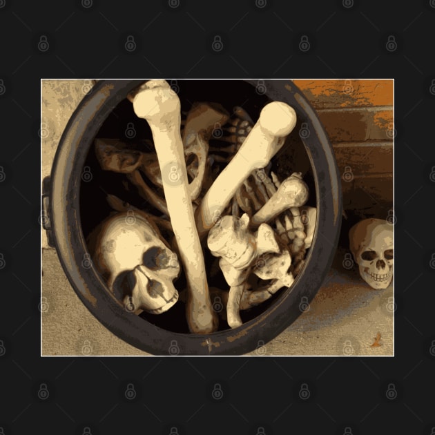 Caldron of bones. by someartworker