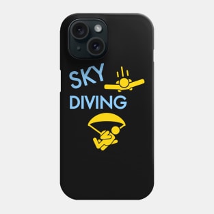 Skydiving Skydive Parachute Parachutist Skydiver Phone Case