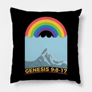 Rainbow God’s Promise Genesis 9 8-17 Pillow