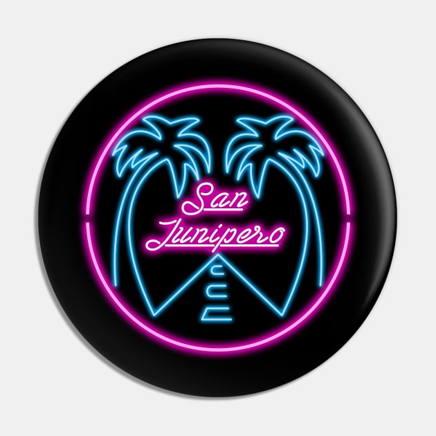 San Junipero Pin by geeklyshirts