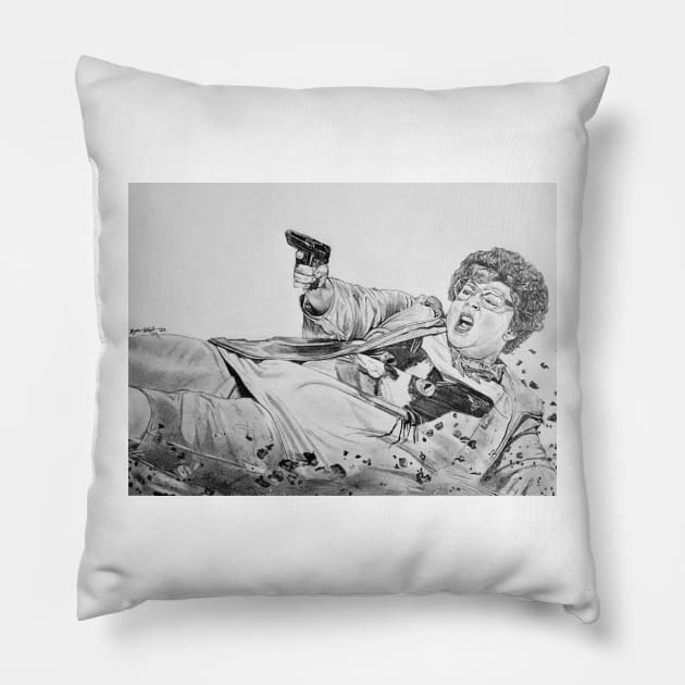 Melissa McCarthy Pillow by BryanWhipple