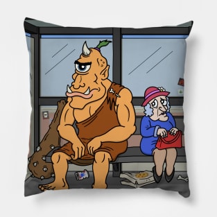 Bus Stop Pillow