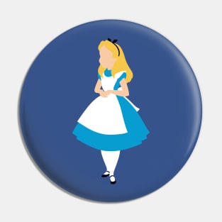 Little Girl in the Blue Dress Pin