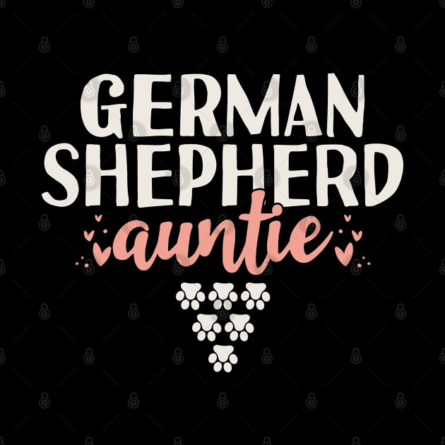 German Shepherd Auntie Gift by Tesszero