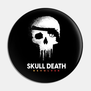 Skull Revolver Pin