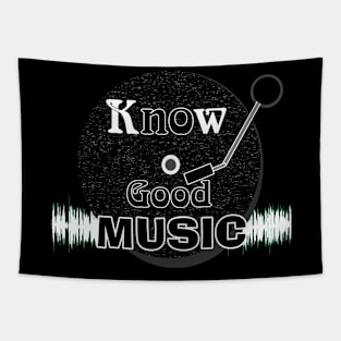 Know Good Music CRUST design Tapestry