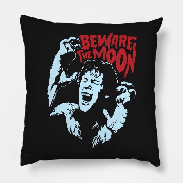 Beware The Moon Pillow by mosgraphix