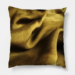 Raw organic golden silk fabric Pillow