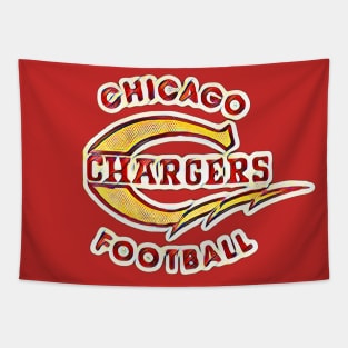 Chicago Chargers Football Tapestry