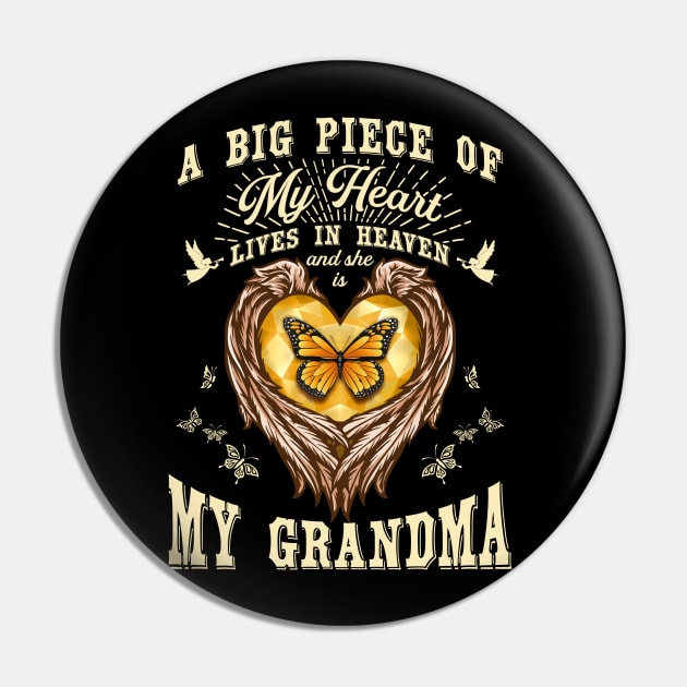 My Grandma is My Guardian Angel Pin by The Printee Co