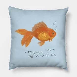 Henry's thoughts on enthusiasm Pillow