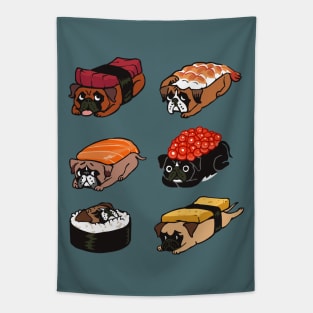 Sushi Boxers Tapestry