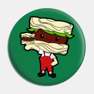 Noodle Burger Boy Pin