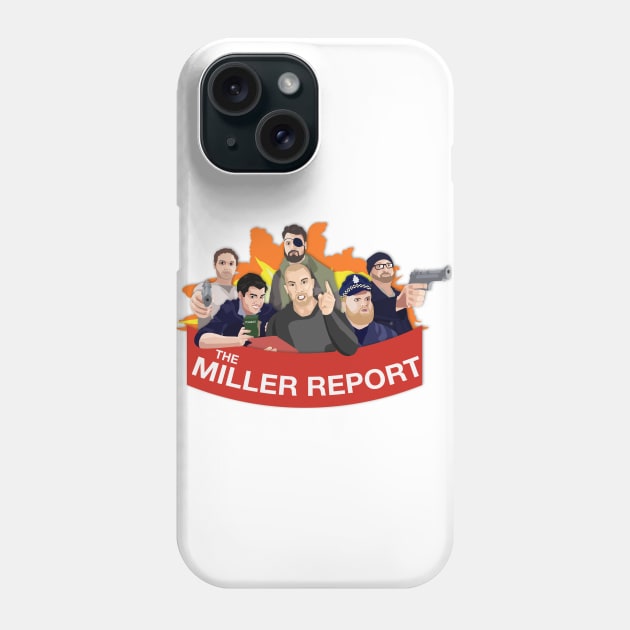 The Miller Report - Cartoon Style Apparel Phone Case by VideoGamerTV