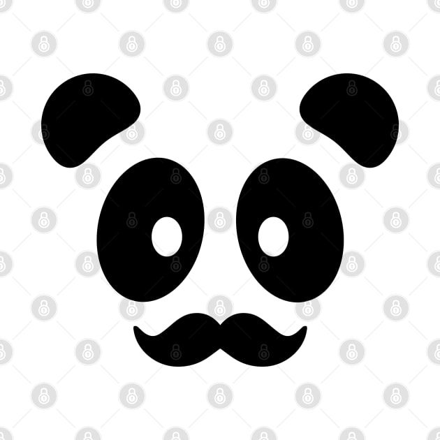 Panda Mustache Bambu Brand Movember by Bambu