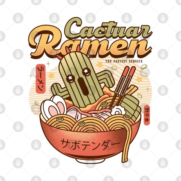 Cactuar Ramen Vintage by Lagelantee