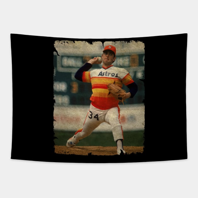 Nolan Ryan in Houston Astros Tapestry by PESTA PORA