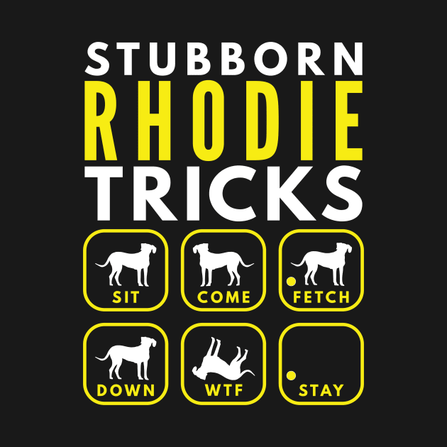 Stubborn Rhodie Tricks - Dog Training by DoggyStyles