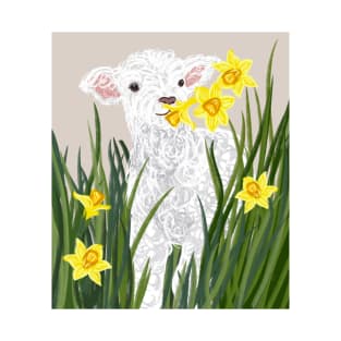 Spring sheep  lamb artwork T-Shirt