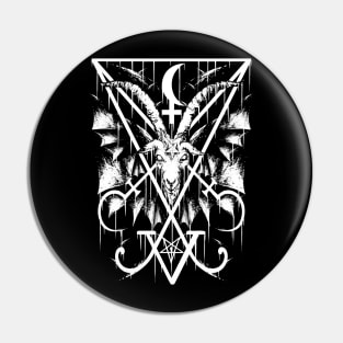 SIGIL OF LUCIFER AND BAPHOMET Classic Pin