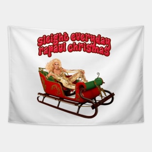 Sleigh Everyday RuPaul Christmas Knit Tapestry